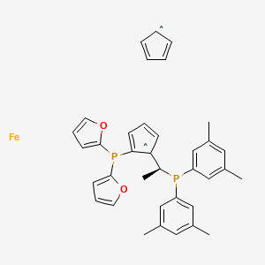 (R)-1-{(SP)-2-[Di(2-furyl)phosphino]ferrocenyl}ethyldi(3,5-xylyl)phosphine - (649559-65-9)