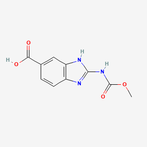 2-[(Methoxycarbonyl)amino]-1H-benzimidazole-6-carboxylic acid - (65003-40-9)