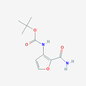 TERT-BUTYL 2-CARBAMOYLFURAN-3-YLCARBAMATE - (655255-07-5)