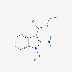 1H-Indole-3-carboxylic acid, 2-amino-1-hydroxy-, ethyl ester - (65547-91-3)
