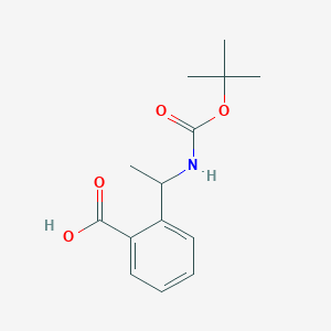 2-(1-((TERT-BUTOXYCARBONYL)AMINO)ETHYL)BENZOIC ACID - (658683-23-9)