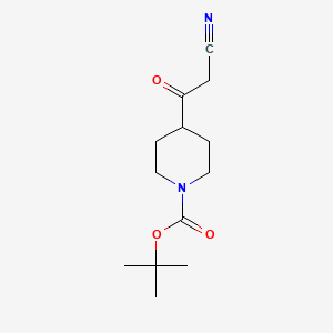 tert-Butyl 4-(2-cyanoacetyl)piperidine-1-carboxylate - (660406-84-8)