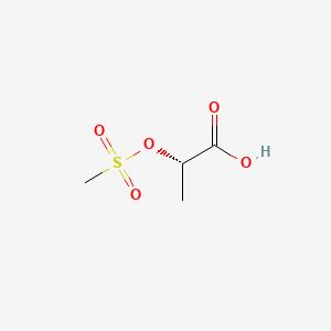 (S)-2-((Methylsulfonyl)oxy)propanoic acid - (66423-08-3)
