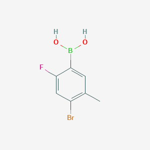 4-Bromo-2-fluoro-5-methylphenylboronic acid - (677777-57-0)