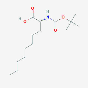 (S)-2-((tert-Butoxycarbonyl)amino)decanoic acid - (67862-03-7)