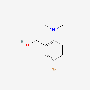 (5-Bromo-2-(dimethylamino)phenyl)methanol - (678986-52-2)