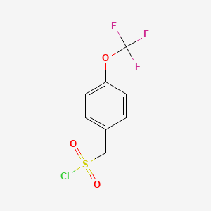 (4-(trifluoromethoxy)phenyl)methanesulfonyl chloride - (683813-55-0)