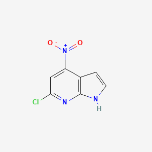 1H-Pyrrolo[2,3-b]pyridine, 6-chloro-4-nitro- - (688781-87-5)