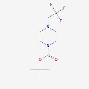 tert-butyl 4-(2,2,2-trifluoroethyl)piperazine-1-carboxylate - (692058-21-2)