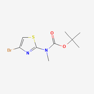 tert-Butyl ((4-bromothiazol-2-yl)methyl)carbamate - (697299-87-9)