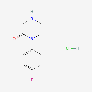 1-(4-Fluorophenyl)piperazin-2-one hydrochloride - (697305-48-9)