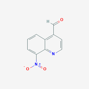 8-Nitroquinoline-4-carbaldehyde - (69976-28-9)