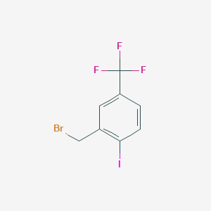 2-Iodo-5-(trifluoromethyl)benzyl bromide - (702641-06-3)