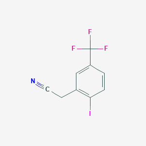 2-IODO-5-(TRIFLUOROMETHYL)PHENYLACETONITRILE - (702641-07-4)