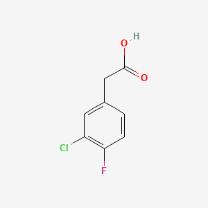 3-Chloro-4-fluorophenylacetic acid - (705-79-3)