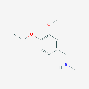 [(4-ethoxy-3-methoxyphenyl)methyl](methyl)amine - (709649-58-1)