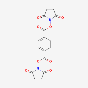 2,5-Pyrrolidinedione, 1,1'-[1,4-phenylenebis(carbonyloxy)]bis- - (70967-79-2)