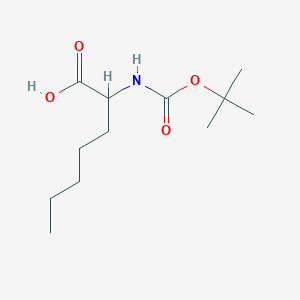 (S)-2-((tert-Butoxycarbonyl)amino)heptanoic acid - (71066-01-8)