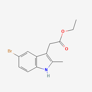 1H-Indole-3-acetic acid, 5-bromo-2-methyl-, ethyl ester - (72016-68-3)