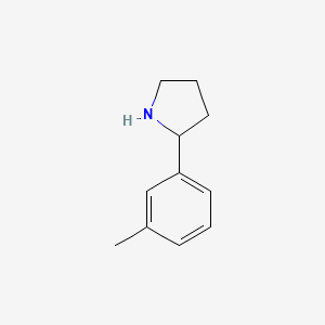 2-(3-Methylphenyl)pyrrolidine - (72216-05-8)