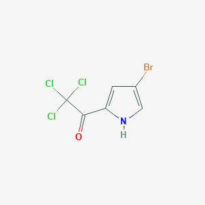1-(4-Bromo-1H-pyrrol-2-yl)-2,2,2-trichloroethanone - (72652-32-5)