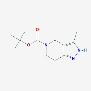 tert-Butyl 3-methyl-6,7-dihydro-1H-pyrazolo[4,3-c]pyridine-5(4H)-carboxylate - (733757-77-2)