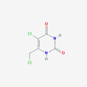 2,4(1H,3H)-Pyrimidinedione,5-chloro-6-(chloromethyl)-(9CI) - (73742-45-7)