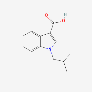 1-(2-METHYLPROPYL)-1H-INDOLE-3-CARBOXYLIC ACID - (739365-10-7)