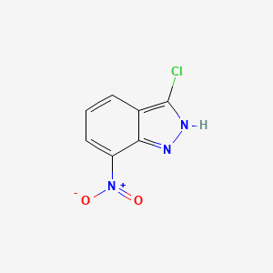 3-Chloro-7-nitro-1H-indazole - (74209-33-9)