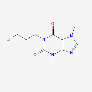 1-(3-Chloropropyl)-3,7-dimethyl-1H-purine-2,6(3H,7H)-dione - (74409-52-2)