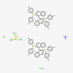 (R)-[(RuCl(T-BINAP))2(μ-Cl)3[NH2Me2] - (749935-02-2)