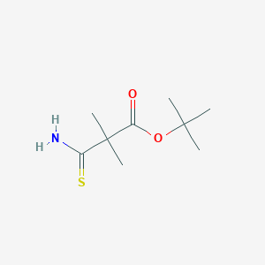 tert-butyl 2-carbamothioyl-2,2-dimethylacetate - (75235-67-5)