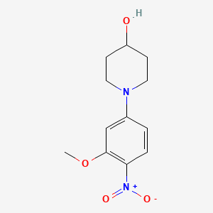 1-(3-Methoxy-4-nitrophenyl)piperidin-4-ol - (761440-22-6)