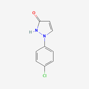 1-(4-Chlorophenyl)-1H-pyrazol-3-ol - (76205-19-1)