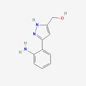 (3-(2-Aminophenyl)-1H-pyrazol-5-yl)methanol - (769069-96-7)