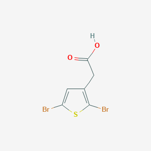 2-(2,5-dibromothiophen-3-yl)acetic acid - (77014-10-9)