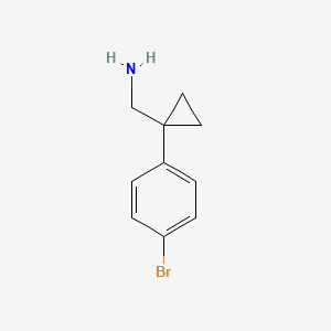 [1-(4-bromophenyl)cyclopropyl]methanamine - (771583-34-7)