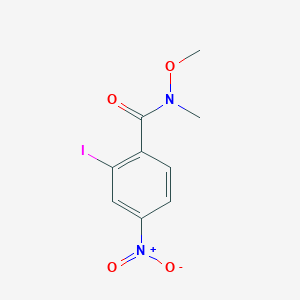 2-Iodo-N-methoxy-N-methyl-4-nitrobenzamide - (774238-67-4)