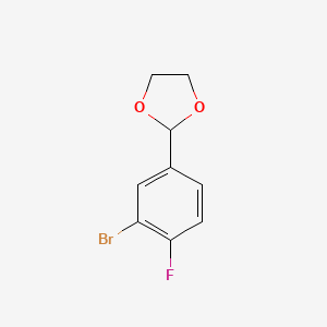 2-(3-Bromo-4-fluorophenyl)-1,3-dioxolane - (77771-04-1)