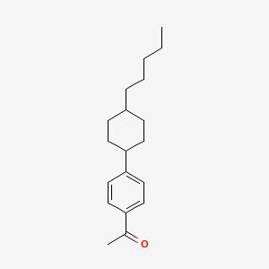 1-(4-(trans-4-pentylcyclohexyl)phenyl)ethanone - (78531-59-6)