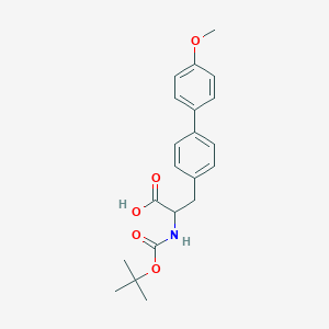 (2S)-2-[(TERT-BUTOXY)CARBONYLAMINO]-3-[4-(4-METHOXYPHENYL)PHENYL]PROPANOIC ACI D - (809231-57-0)
