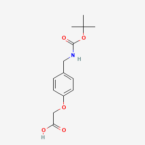 2-[[4-(Boc-amino)methyl]phenoxy]acetic acid - (81123-40-2)