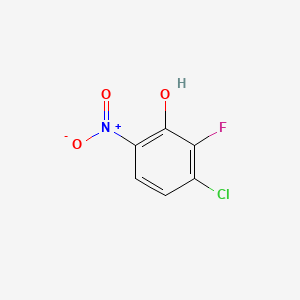 3-chloro-2-fluoro-6-nitrophenol - (82419-40-7)