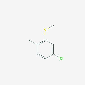 3-Chloro-6-methylphenyl methyl sulfide - (82961-51-1)