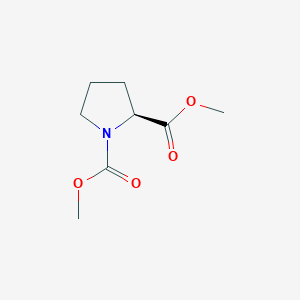 (S)-DiMethyl pyrrolidine-1,2-dicarboxylate - (83541-81-5)