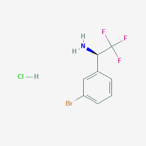 (R)-1-(3-Bromo-phenyl)-2,2,2-trifluoro-ethylamine hydrochloride - (842169-97-5)