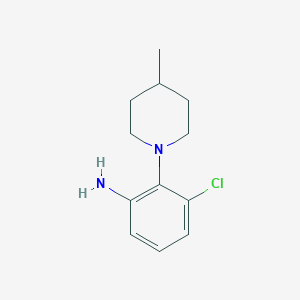 3-CHLORO-2-(4-METHYL-1-PIPERIDINYL)ANILINE - (842965-35-9)