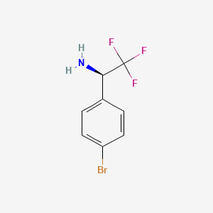 (R)-1-(4-Bromophenyl)-2,2,2-trifluoroethanamine - (843608-53-7)