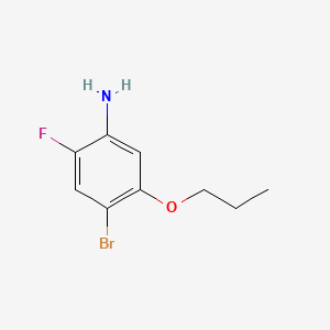 4-Bromo-2-fluoro-5-propoxyaniline - (84478-69-3)