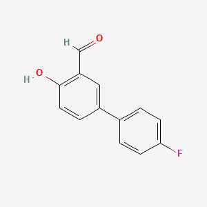 [1,1'-Biphenyl]-3-carboxaldehyde, 4'-fluoro-4-hydroxy- - (847754-82-9)